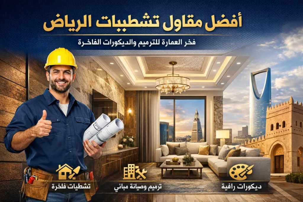 ما هو أفضل مقاول تشطيبات بالرياض؟