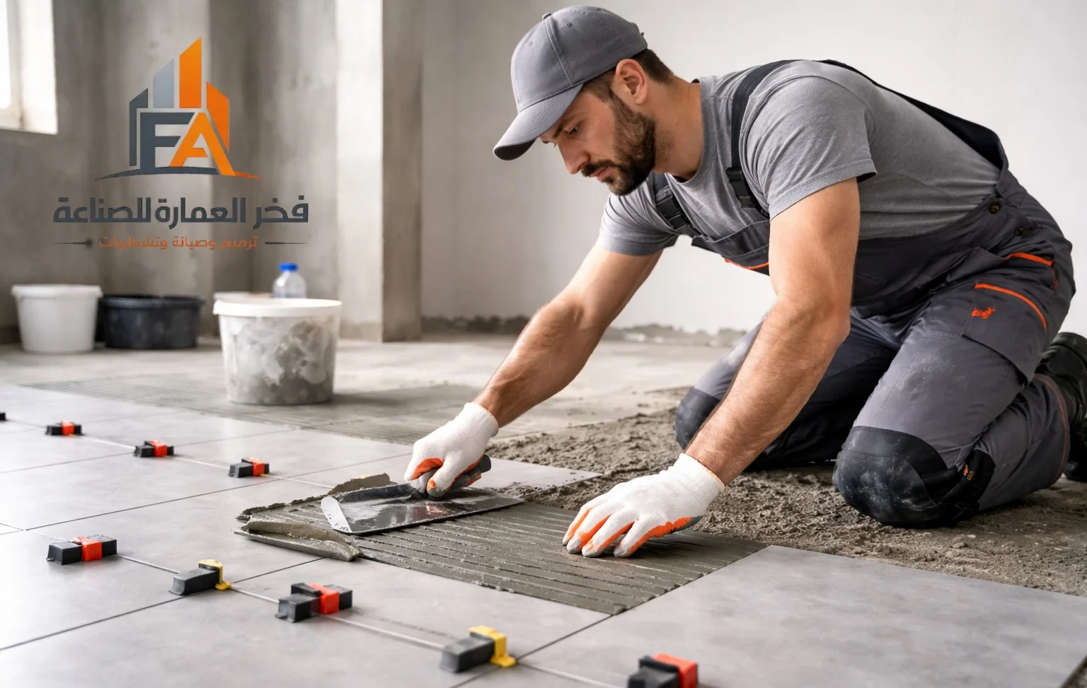 تركيب أرضيات سيراميك ورخام