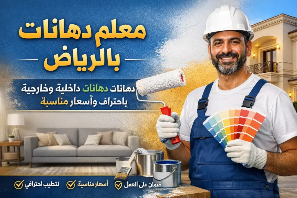 علم دهانات بالرياض يقدم دهانات داخلية وخارجية وديكورات حديثة بجودة عالية.